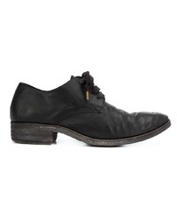 Chaussures derby en cuir noires A Diciannoveventitre