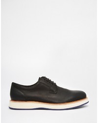 Chaussures derby en cuir noires Aldo