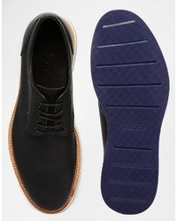 Chaussures derby en cuir noires Aldo