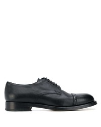 Chaussures derby en cuir noires Doucal's