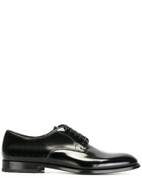 Chaussures derby en cuir noires Doucal's