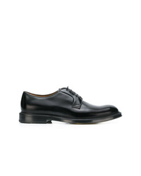 Chaussures derby en cuir noires Doucal's