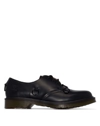 Chaussures derby en cuir noires Dr. Martens