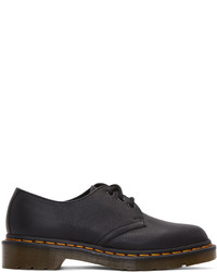 Chaussures derby en cuir noires Dr. Martens