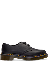 Chaussures derby en cuir noires Dr. Martens