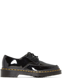 Chaussures derby en cuir noires Dr. Martens