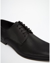 Chaussures derby en cuir noires Aldo