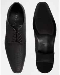 Chaussures derby en cuir noires Aldo