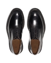 Chaussures derby en cuir noires Grenson
