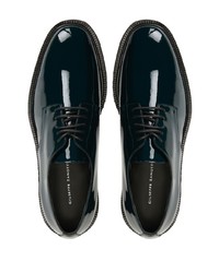 Chaussures derby en cuir noires Giuseppe Zanotti