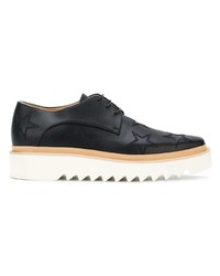 Chaussures derby en cuir noires Stella McCartney