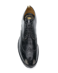 Chaussures derby en cuir noires Officine Creative