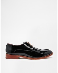 Chaussures derby en cuir noires Ted Baker