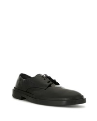 Chaussures derby en cuir noires Jil Sander