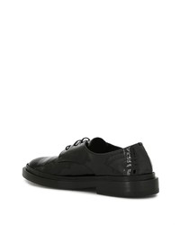 Chaussures derby en cuir noires Jil Sander