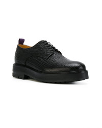 Chaussures derby en cuir noires Eytys