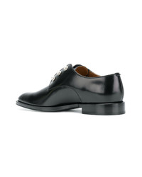 Chaussures derby en cuir noires Givenchy