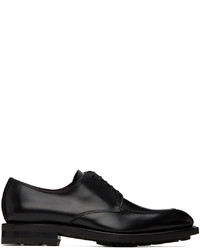 Chaussures derby en cuir noires Ferragamo