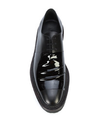 Chaussures derby en cuir noires Yang Li