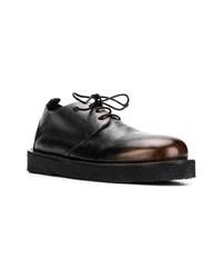 Chaussures derby en cuir noires Marsèll