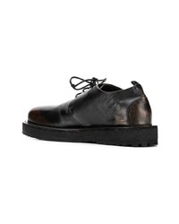 Chaussures derby en cuir noires Marsèll