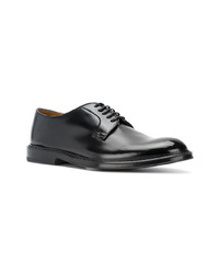 Chaussures derby en cuir noires Doucal's