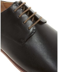 Chaussures derby en cuir noires