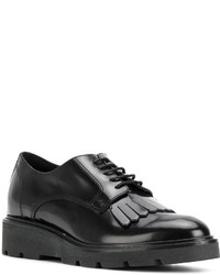 Chaussures derby en cuir noires P.A.R.O.S.H.
