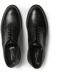 Chaussures derby en cuir noires Richard James