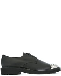 Chaussures derby en cuir noires Giuseppe Zanotti Design