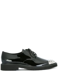 Chaussures derby en cuir noires Giuseppe Zanotti Design