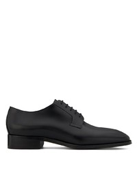 Chaussures derby en cuir noires Giuseppe Zanotti