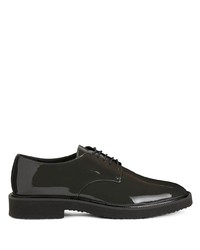 Chaussures derby en cuir noires Giuseppe Zanotti