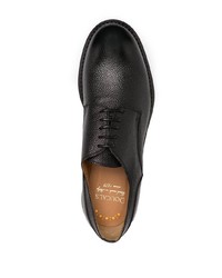 Chaussures derby en cuir noires Doucal's