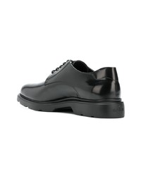 Chaussures derby en cuir noires Hogan