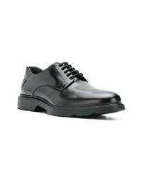 Chaussures derby en cuir noires Hogan