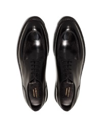 Chaussures derby en cuir noires John Lobb