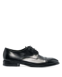 Chaussures derby en cuir noires Henderson Baracco