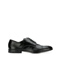 Chaussures derby en cuir noires Henderson Baracco