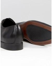 Chaussures derby en cuir noires Steve Madden