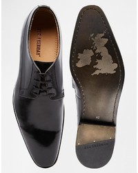 Chaussures derby en cuir noires Ben Sherman