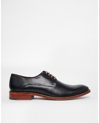 Chaussures derby en cuir noires Ted Baker