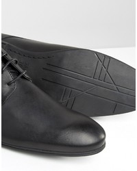 Chaussures derby en cuir noires Jack and Jones