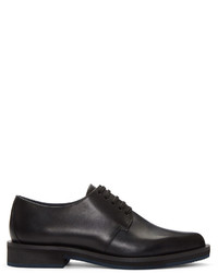 Chaussures derby en cuir noires Jil Sander Navy