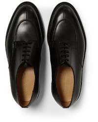 Chaussures derby en cuir noires