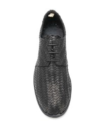 Chaussures derby en cuir noires Officine Creative