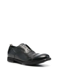 Chaussures derby en cuir noires Officine Creative