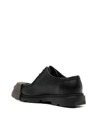 Chaussures derby en cuir noires Camper