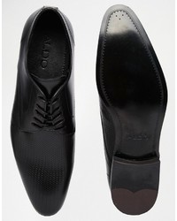 Chaussures derby en cuir noires Aldo