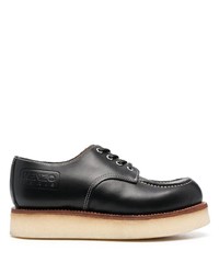 Chaussures derby en cuir noires Kenzo